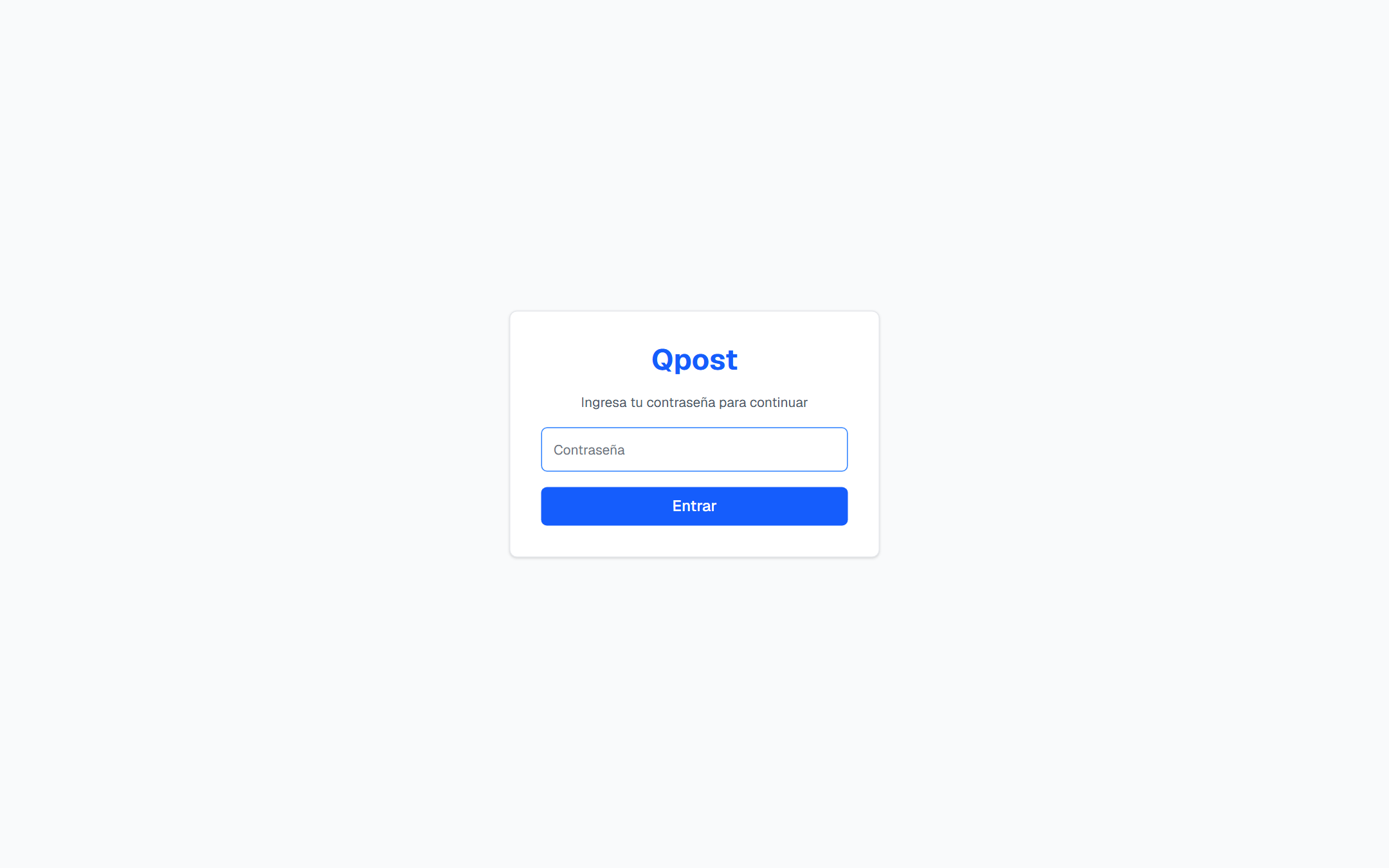 Captura de Qpost — Gestor de Redes Sociales