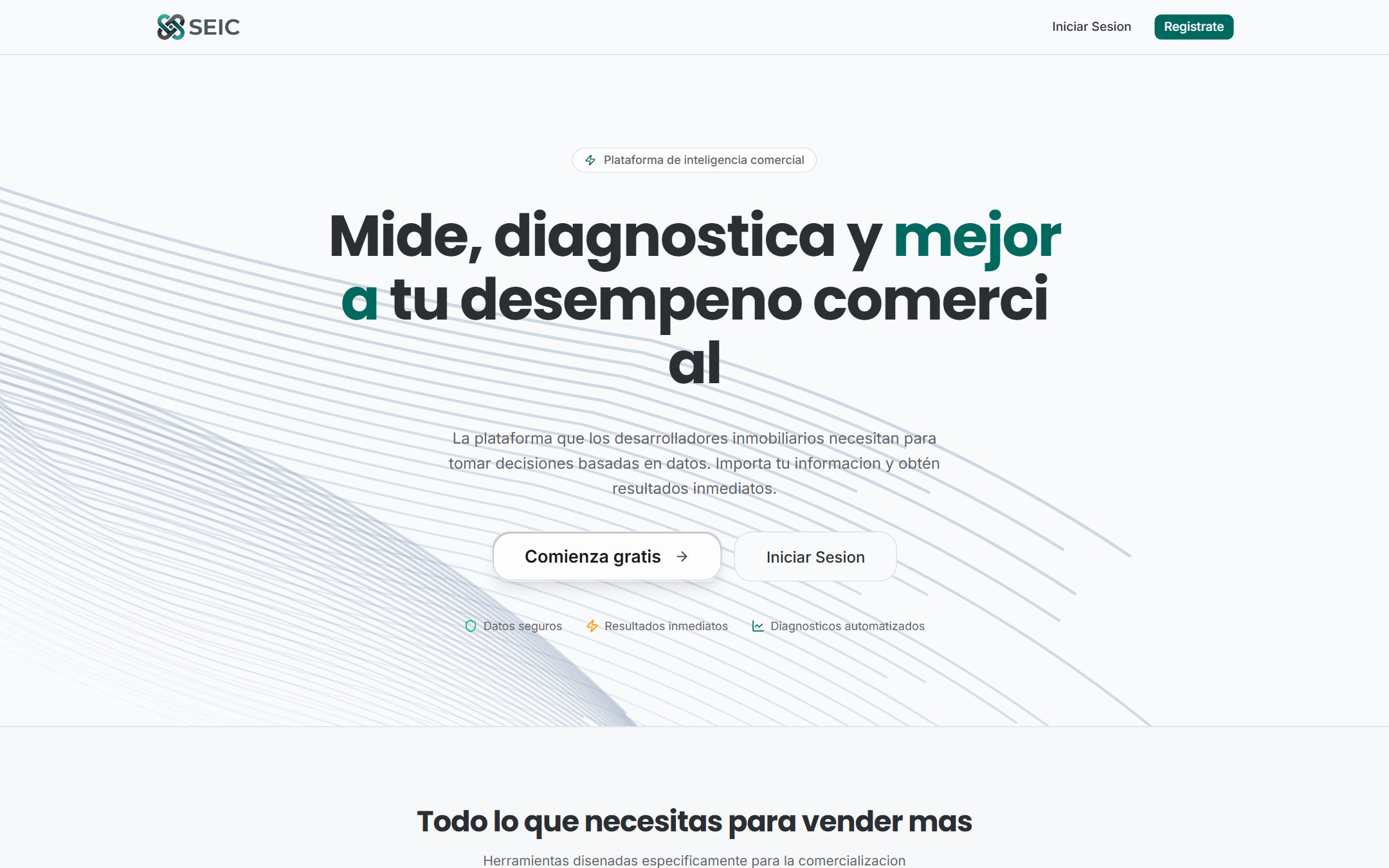 Captura de SEIC — Sistema de Ejecución e Inteligencia Comercial