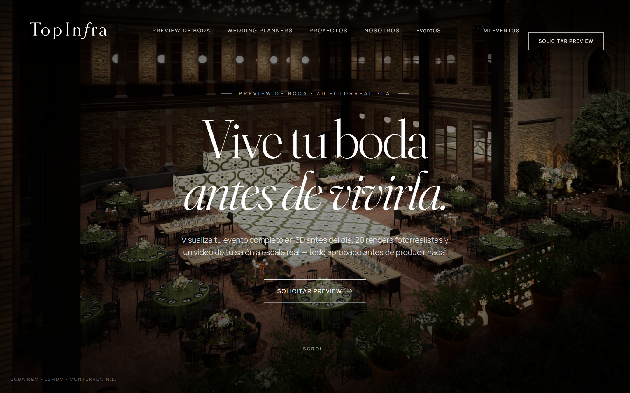 Captura de TopInfra.mx — Sitio Web del Estudio